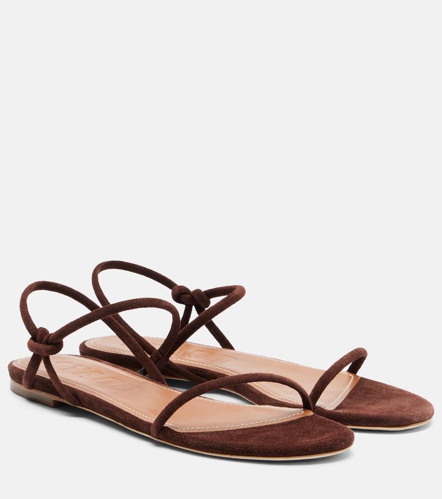 staud laurel suede sandals