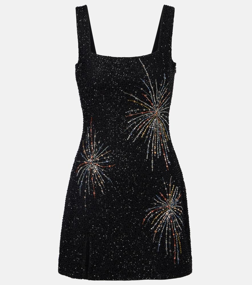 staud le sable beaded minidress