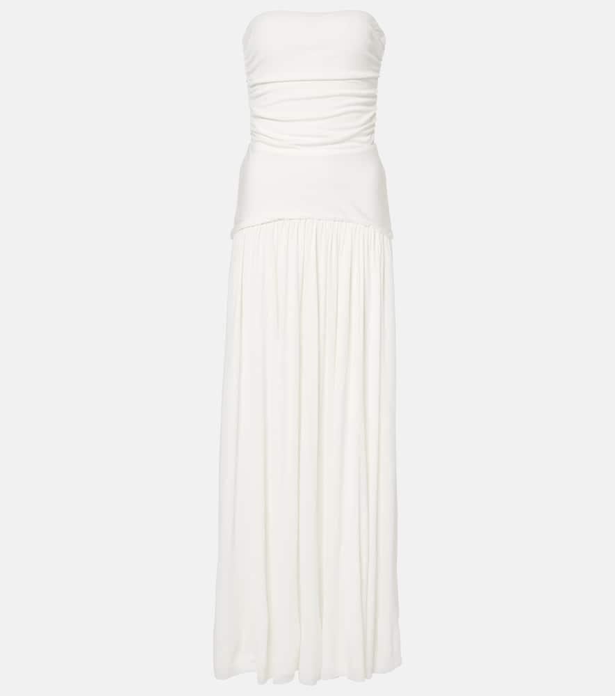 staud mariana jersey corset dress