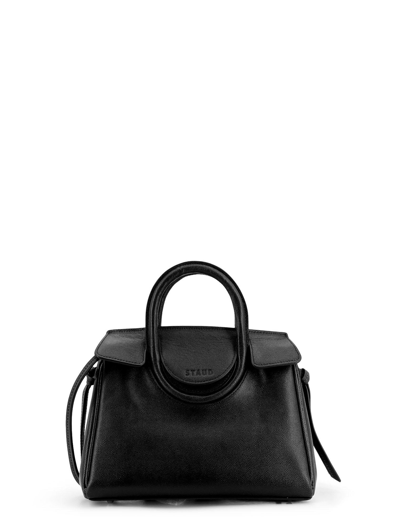 staud maude leather shoulder bag