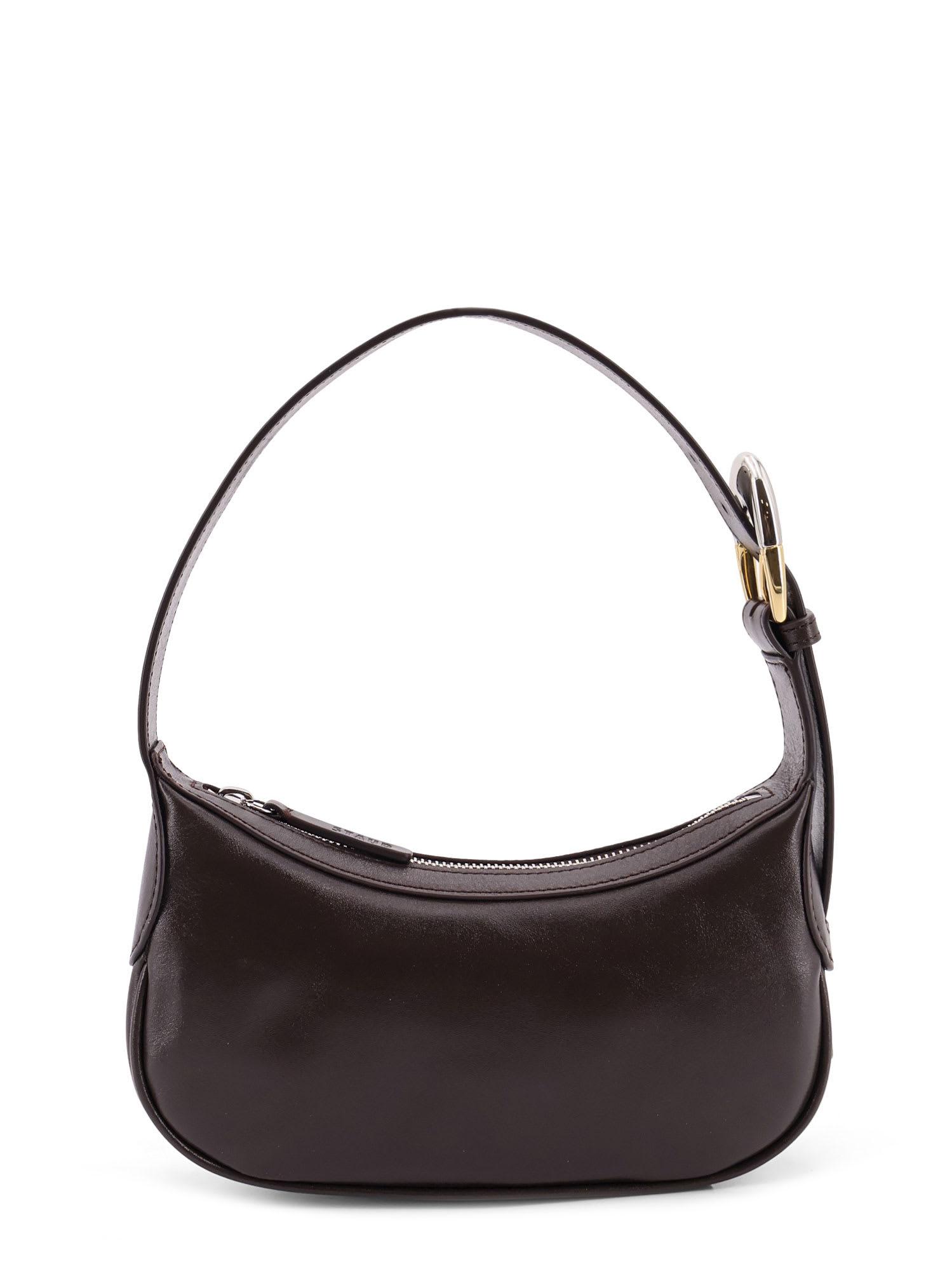 staud owen leather shoulder bag