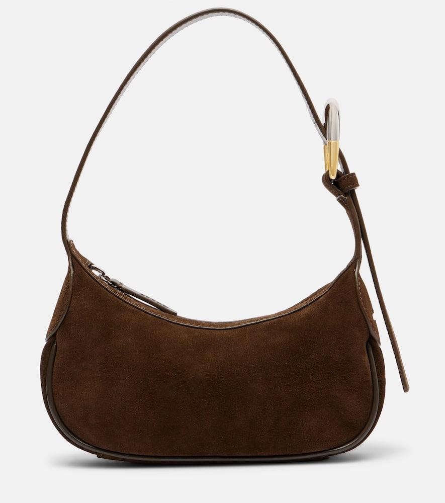 staud owen suede shoulder bag