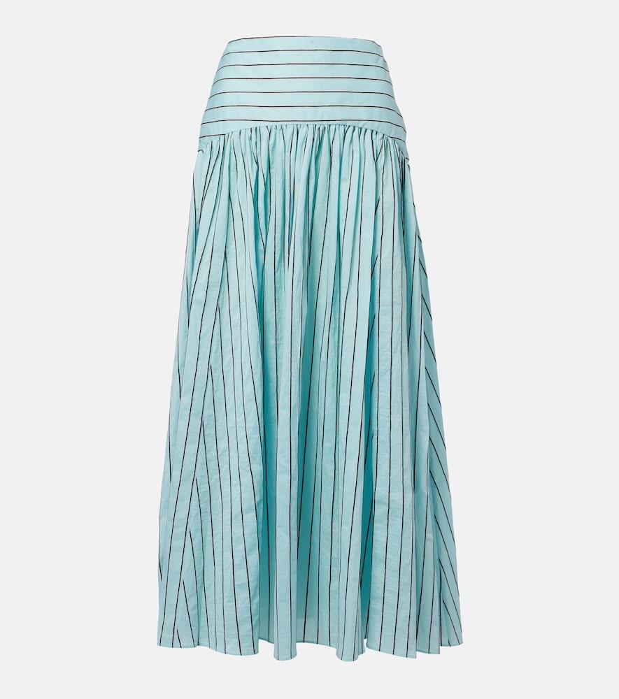 staud procida striped cotton