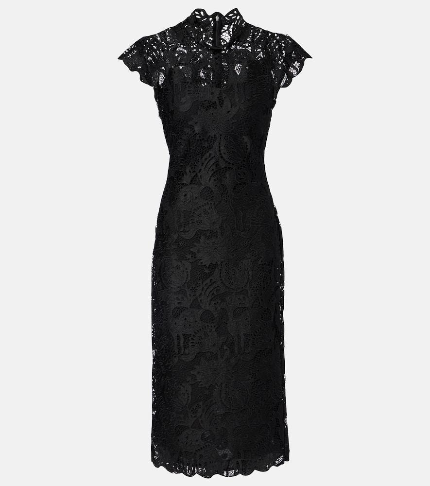 staud rosaline guipure lace cocktail dress