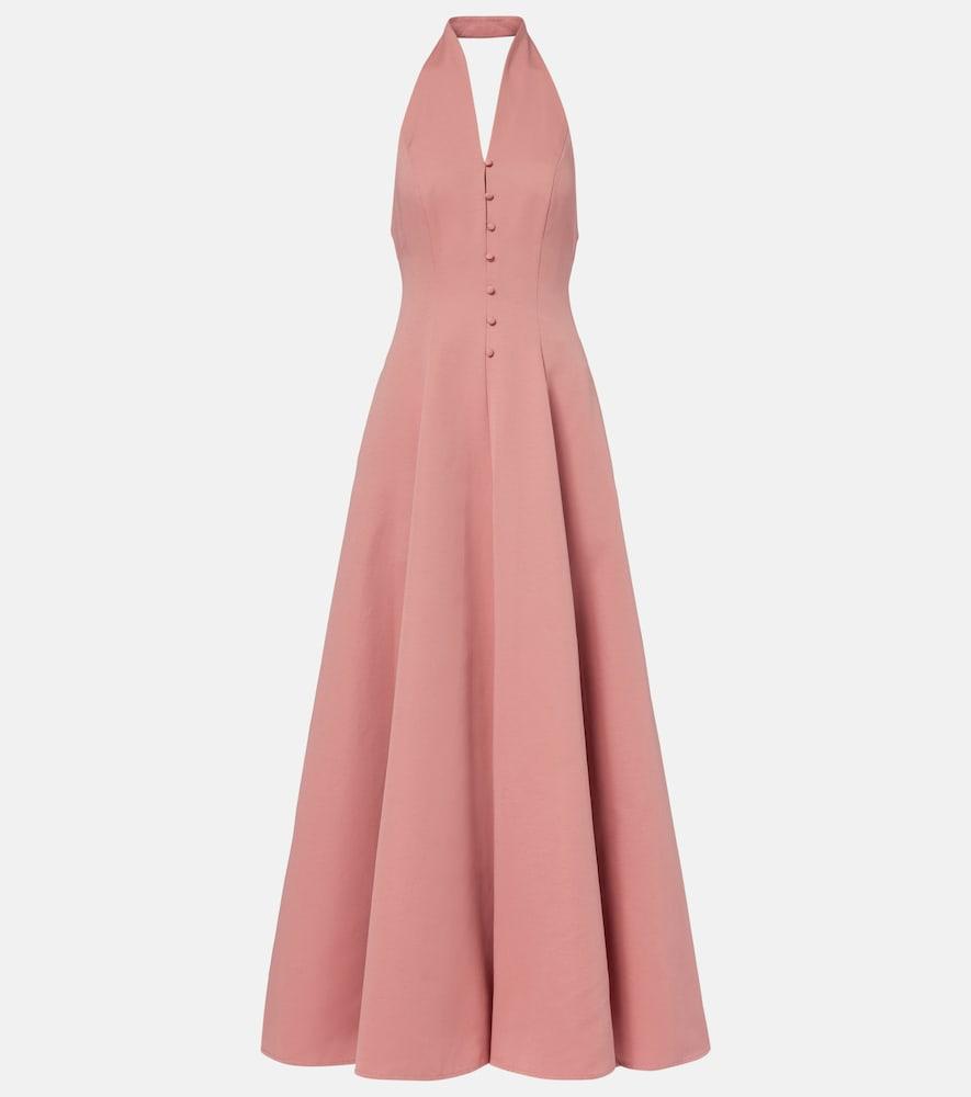 staud stella halterneck cotton