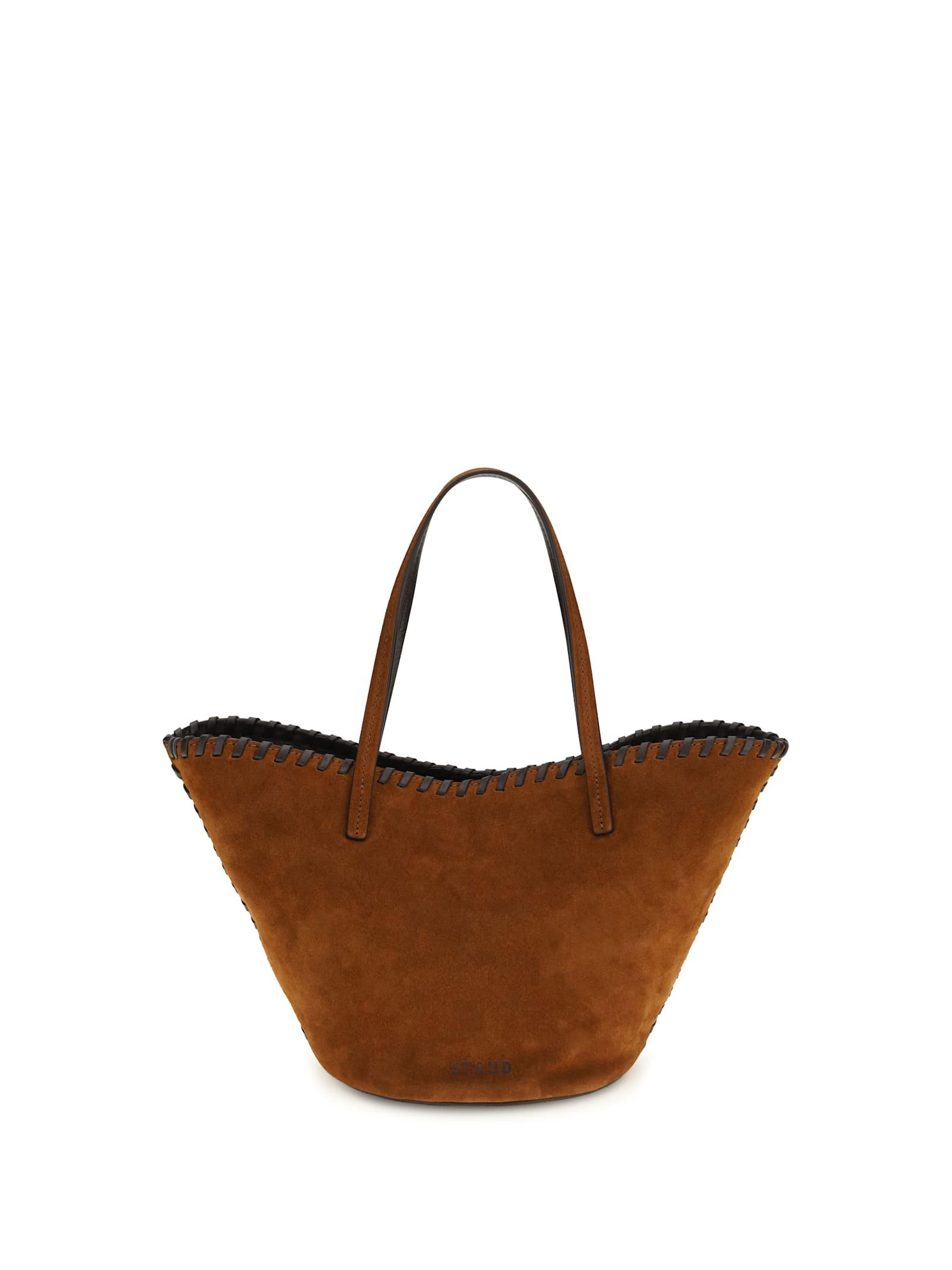 staud suede caro handbag