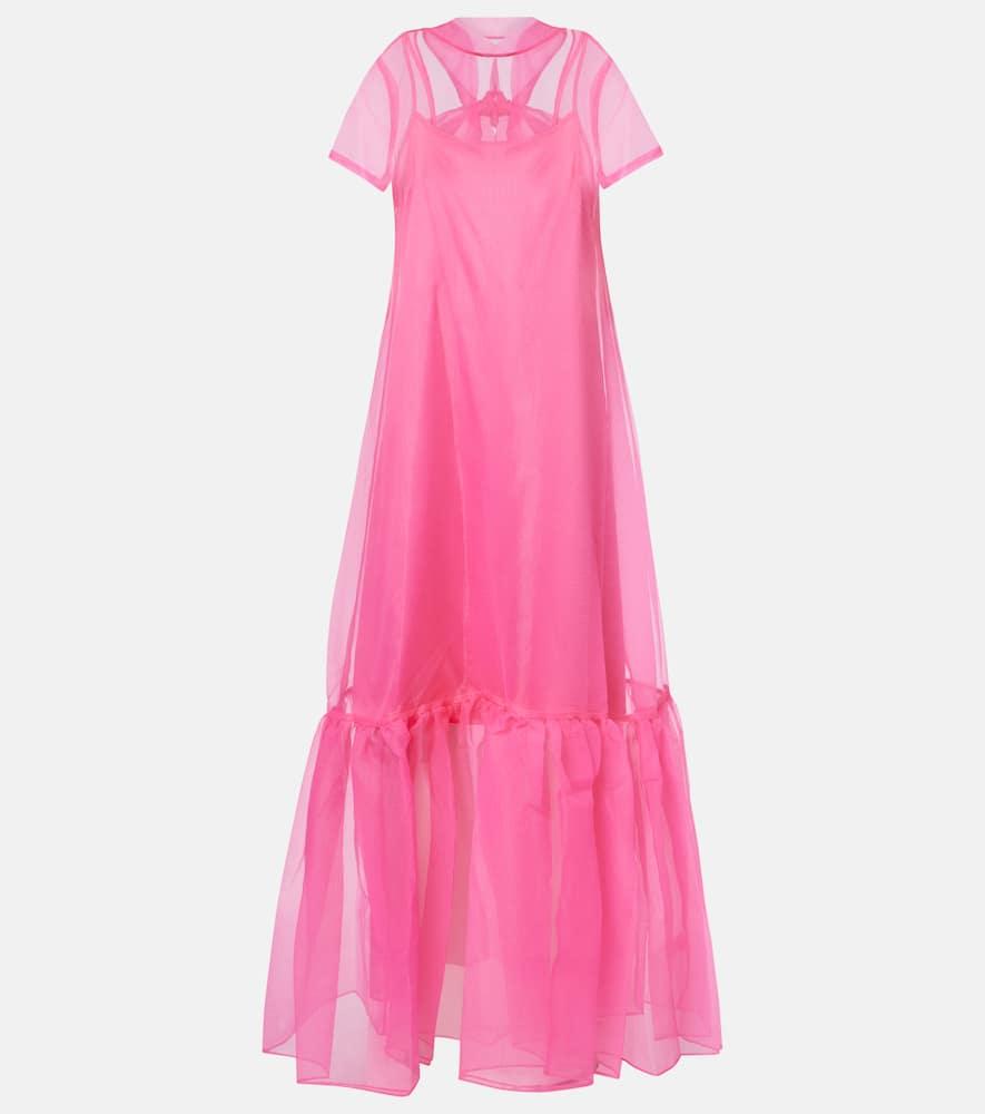 staud tiered tulle gown