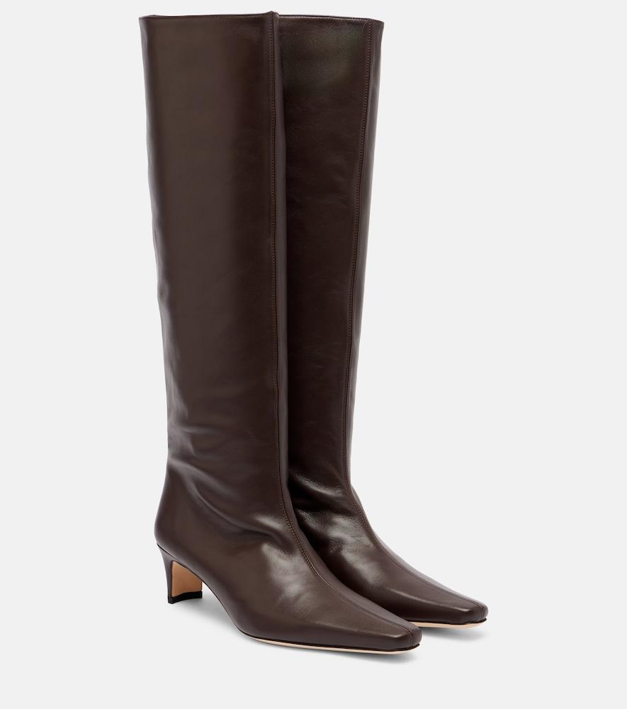 staud wally 55 leather knee