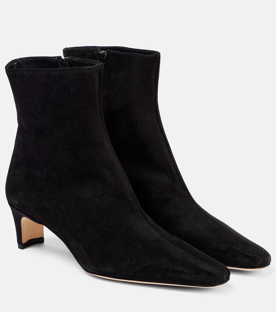 staud wally 55 suede ankle boots