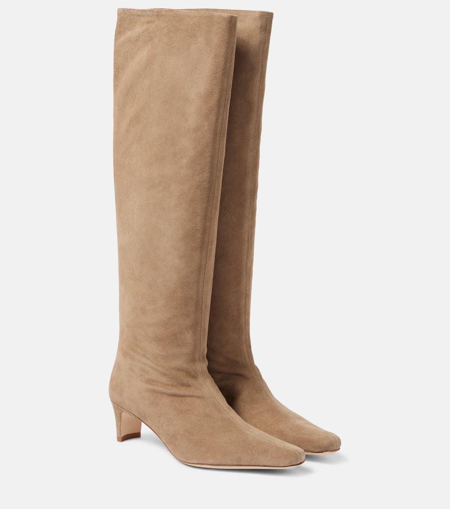 staud wally suede knee