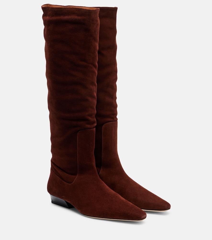 staud wally suede knee