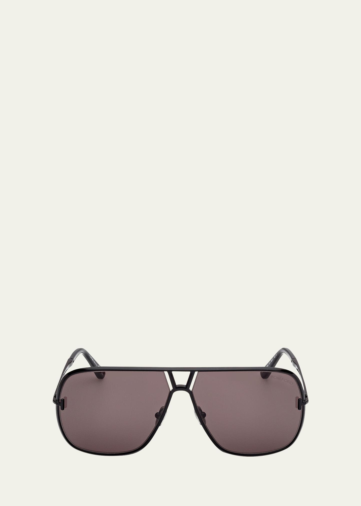 stavros aviator metal sunglasses