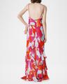 stella abstract-print ruffle maxi dress