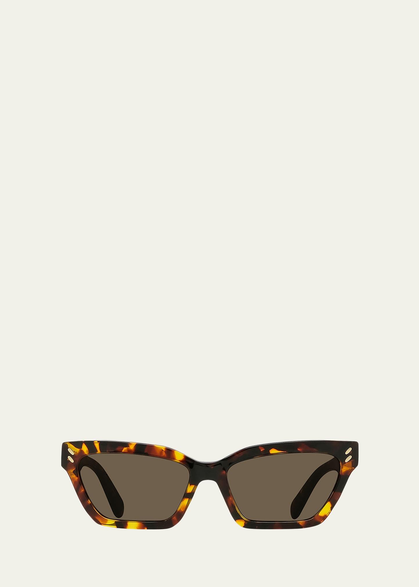 stella acetate cat-eye sunglasses