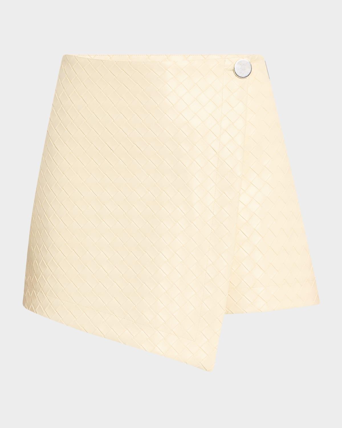 stella button wrap skort