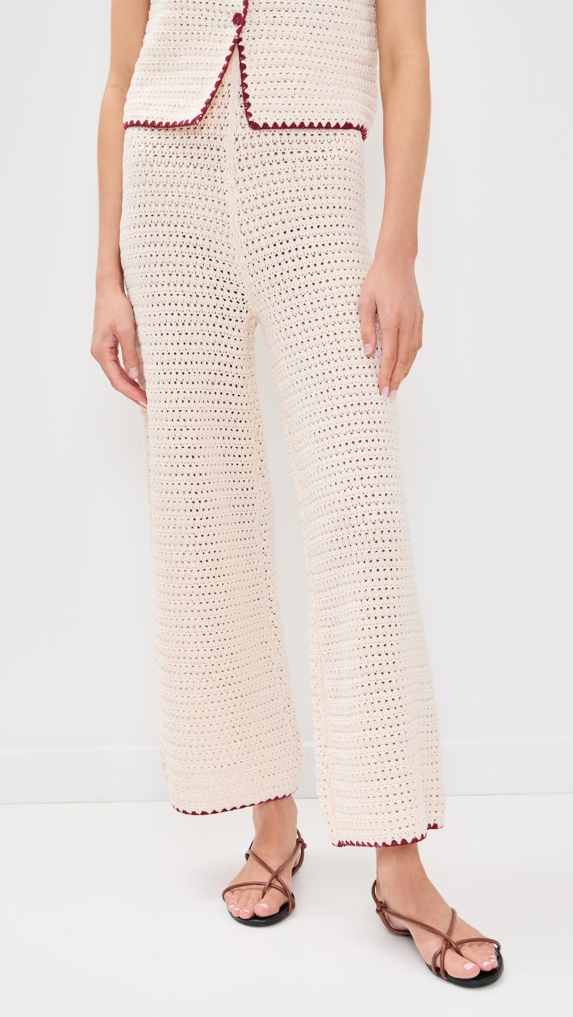 stella crochet pants