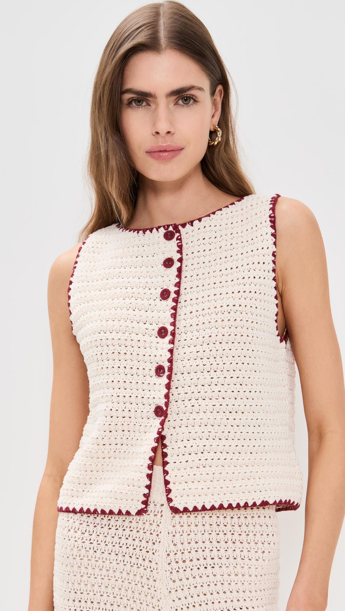 stella crochet vest