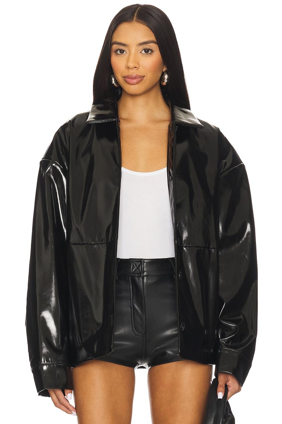 stella faux leather jacket