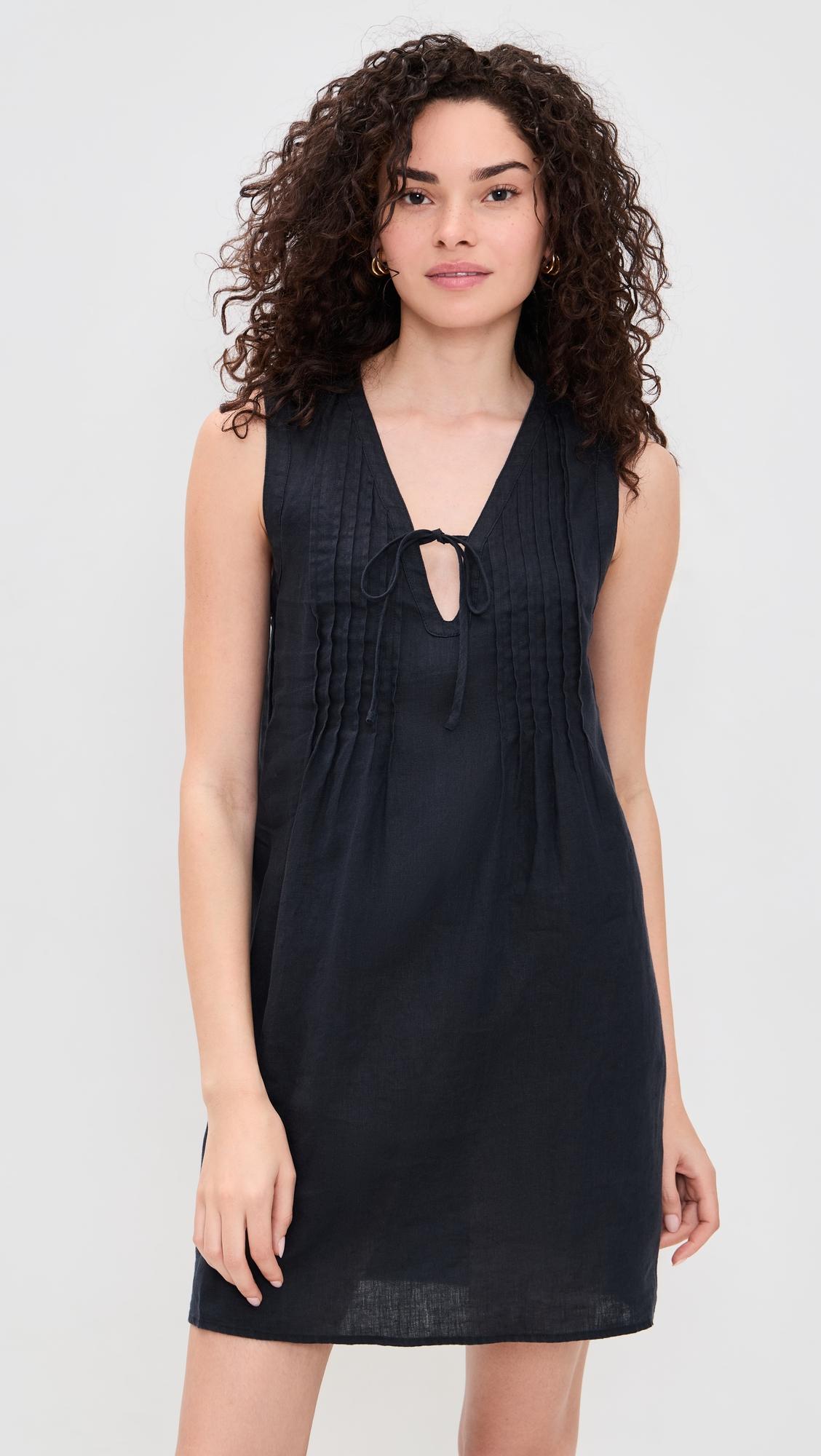 stella linen mini dress