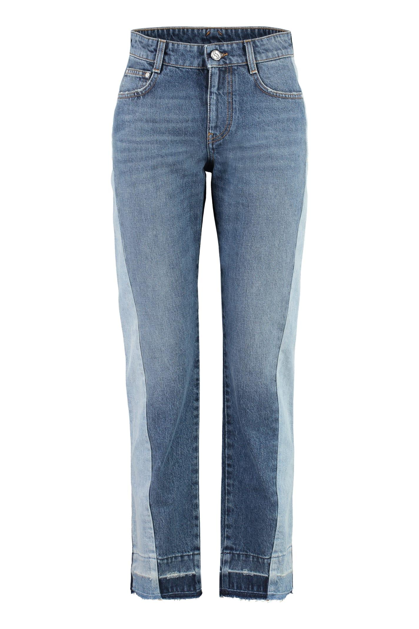 stella mccartney 5-pocket straight-leg jeans