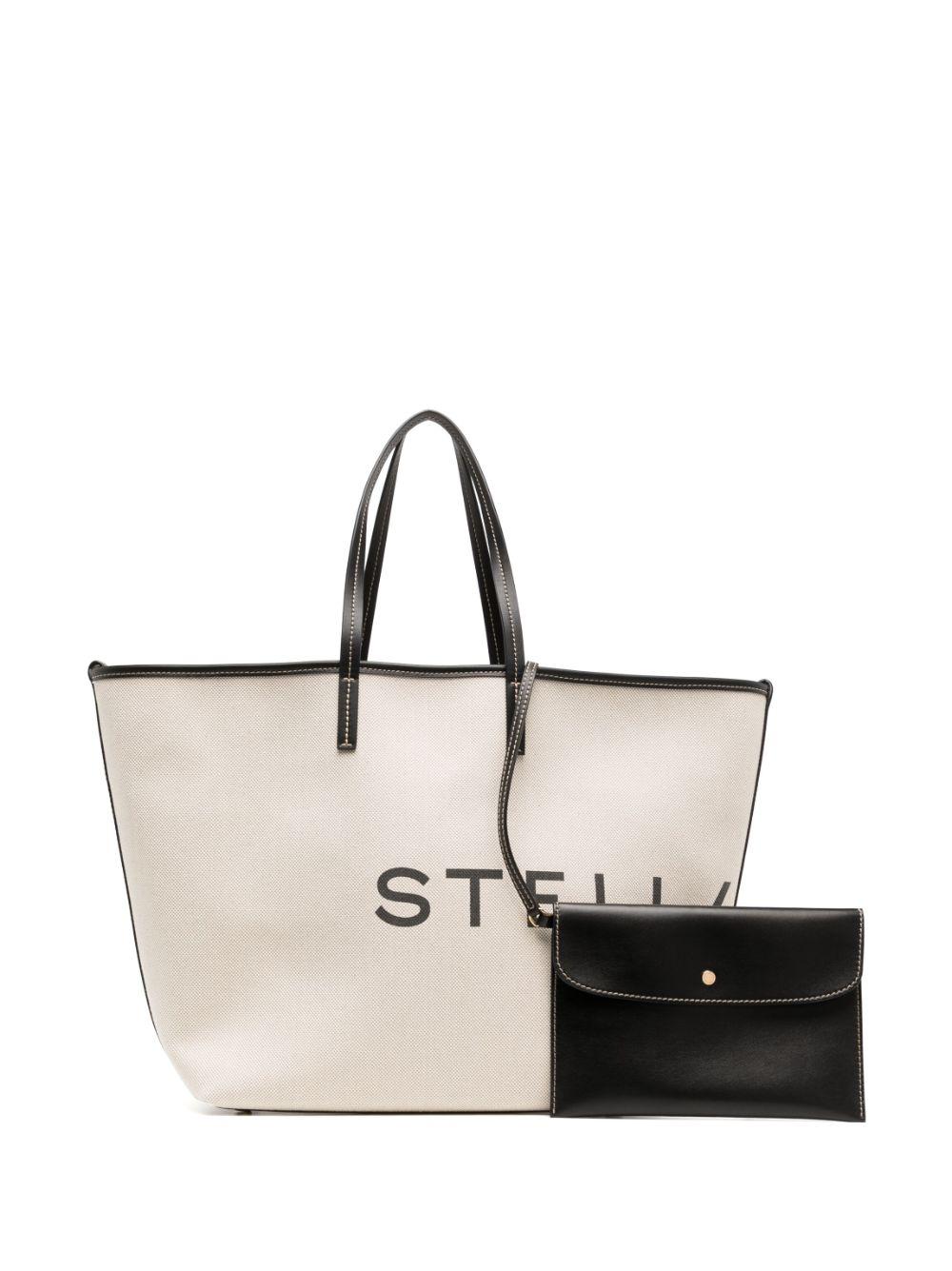 stella mccartney bags beige outer: organic cotton - women
