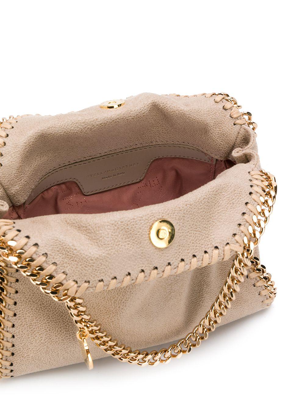stella mccartney bags beige polyester - women