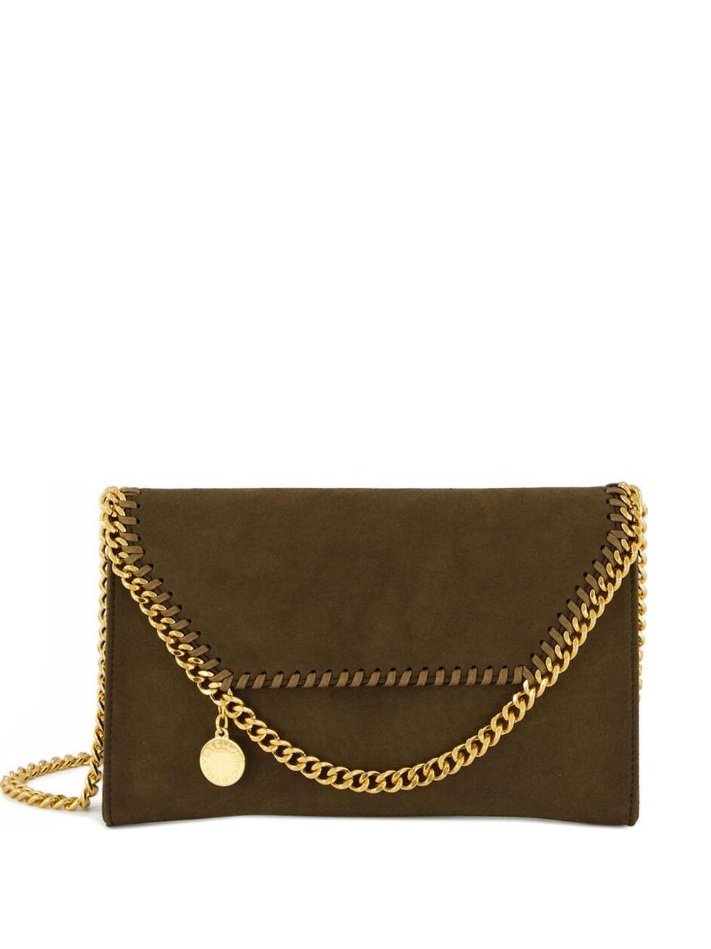 stella mccartney bags brown polyester - women