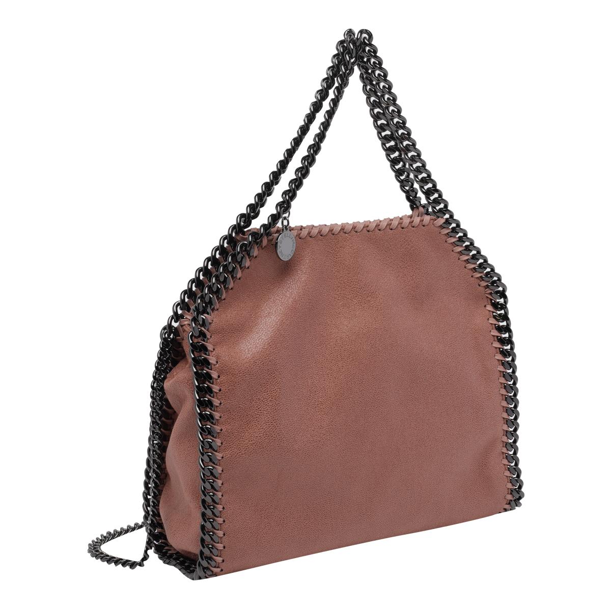 stella mccartney bags brown polyester - women