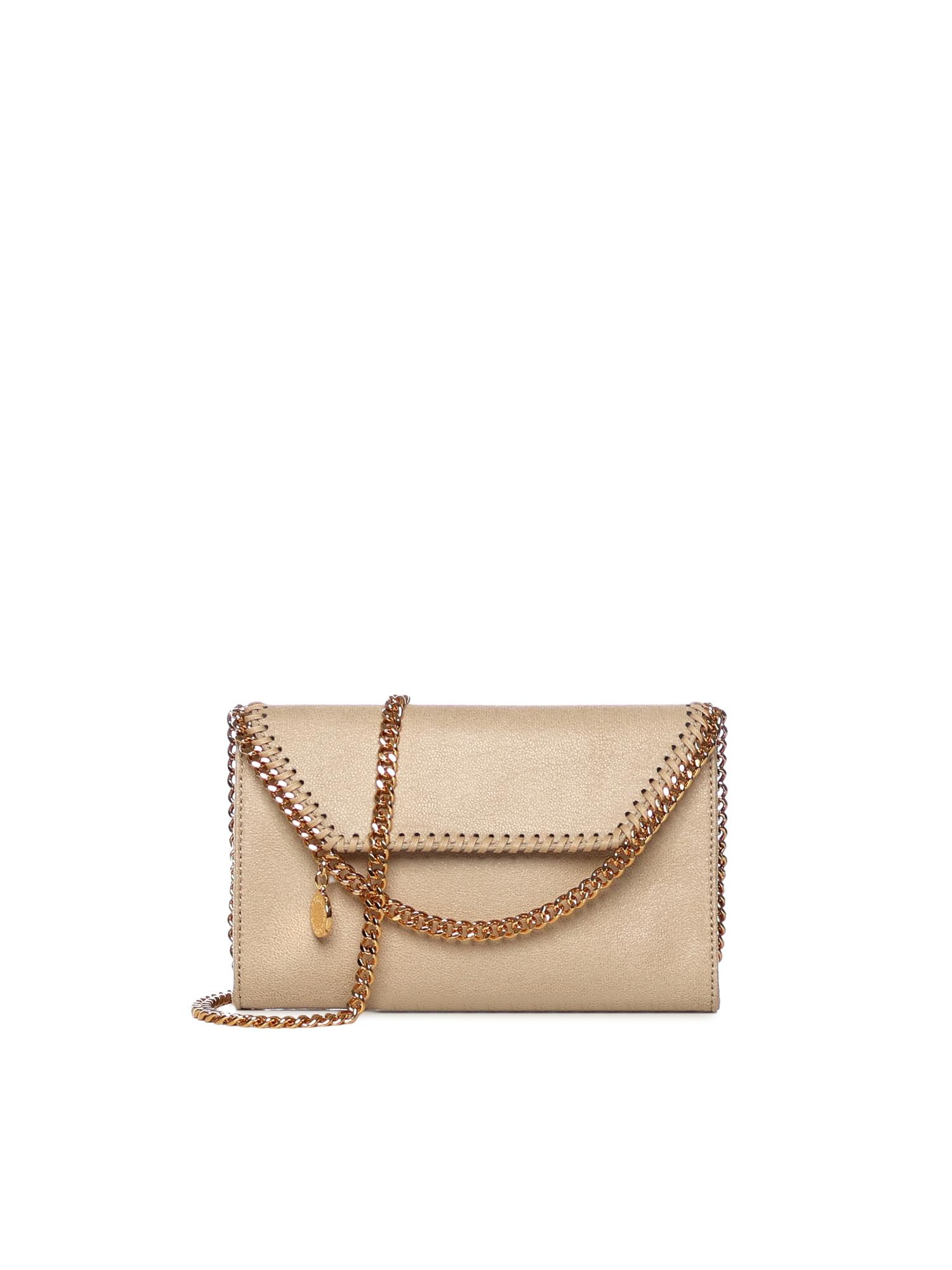 stella mccartney bags butter cream polyester - women