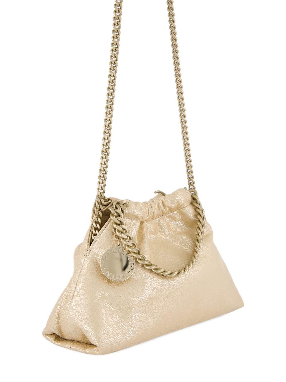stella mccartney bags golden polyester - women