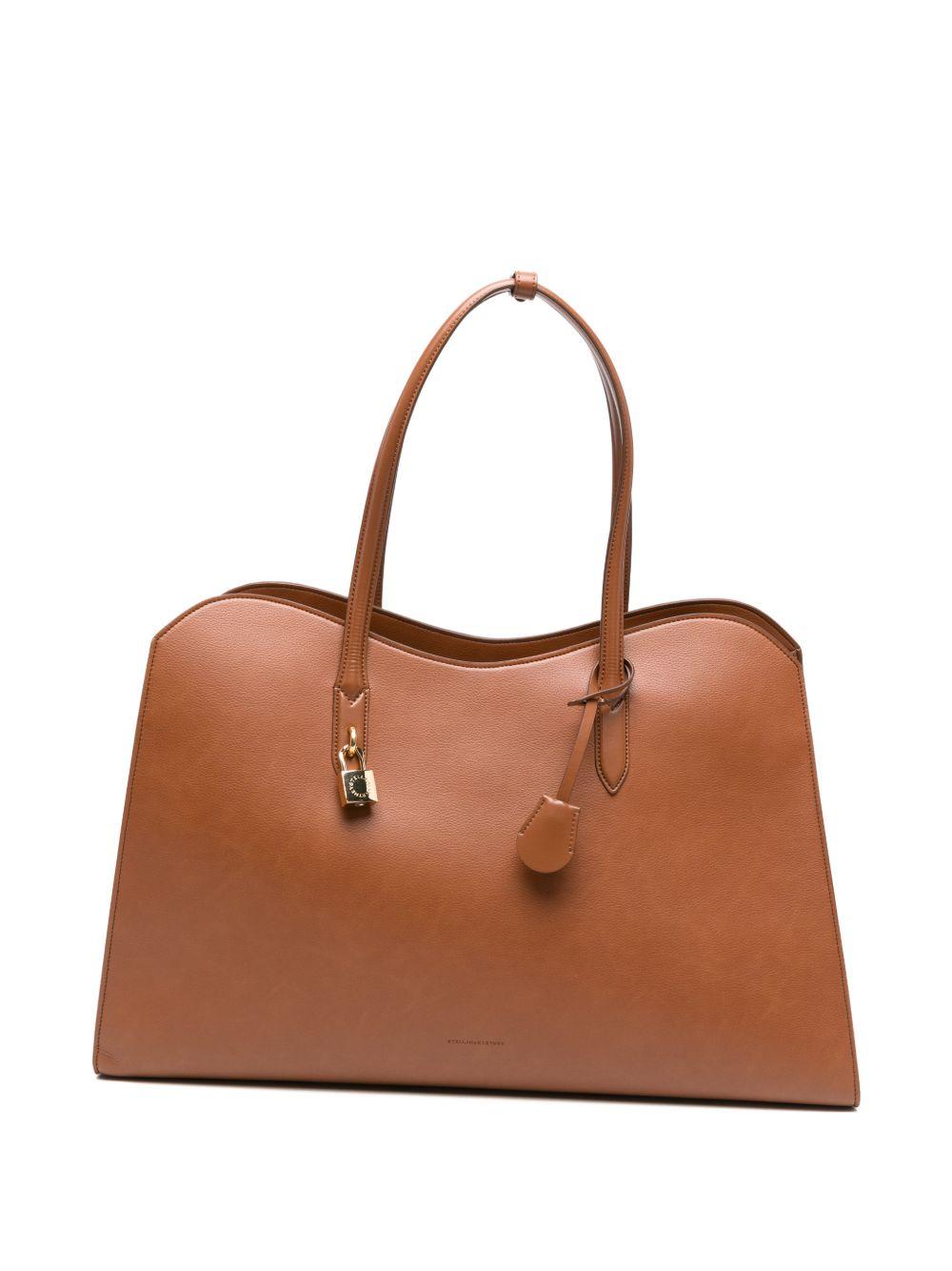 stella mccartney bags leather brown outer: polyurethane - women
