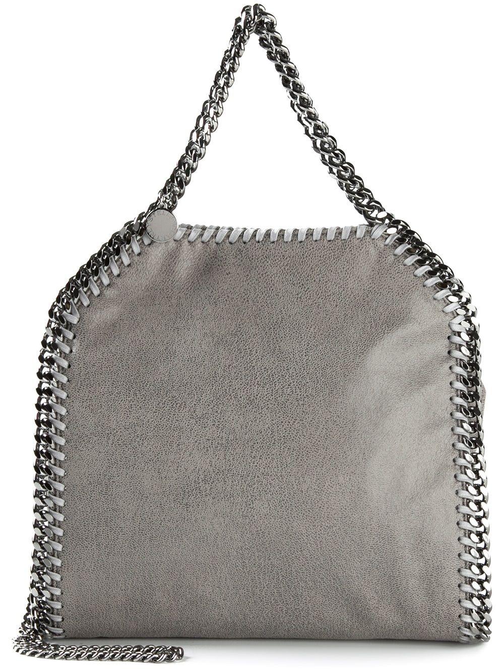 stella mccartney bags light grey polyester - women