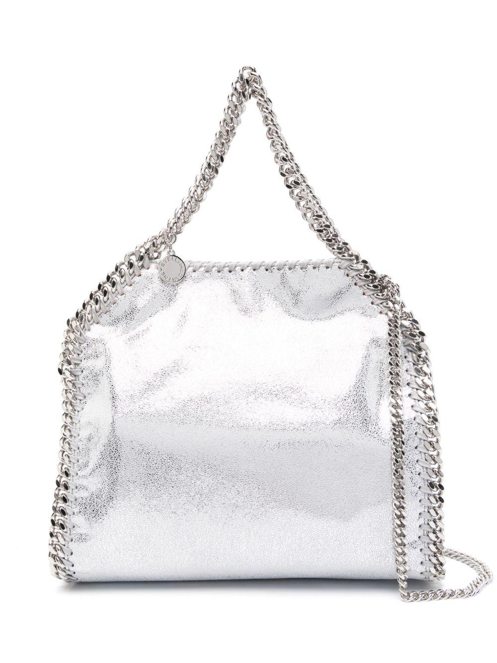 stella mccartney bags silver polyester - women