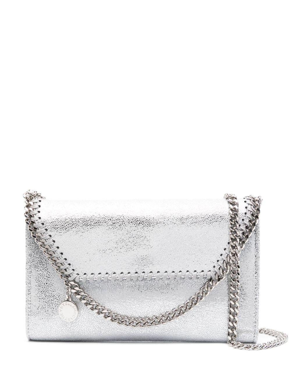 stella mccartney bags silver polyester - women