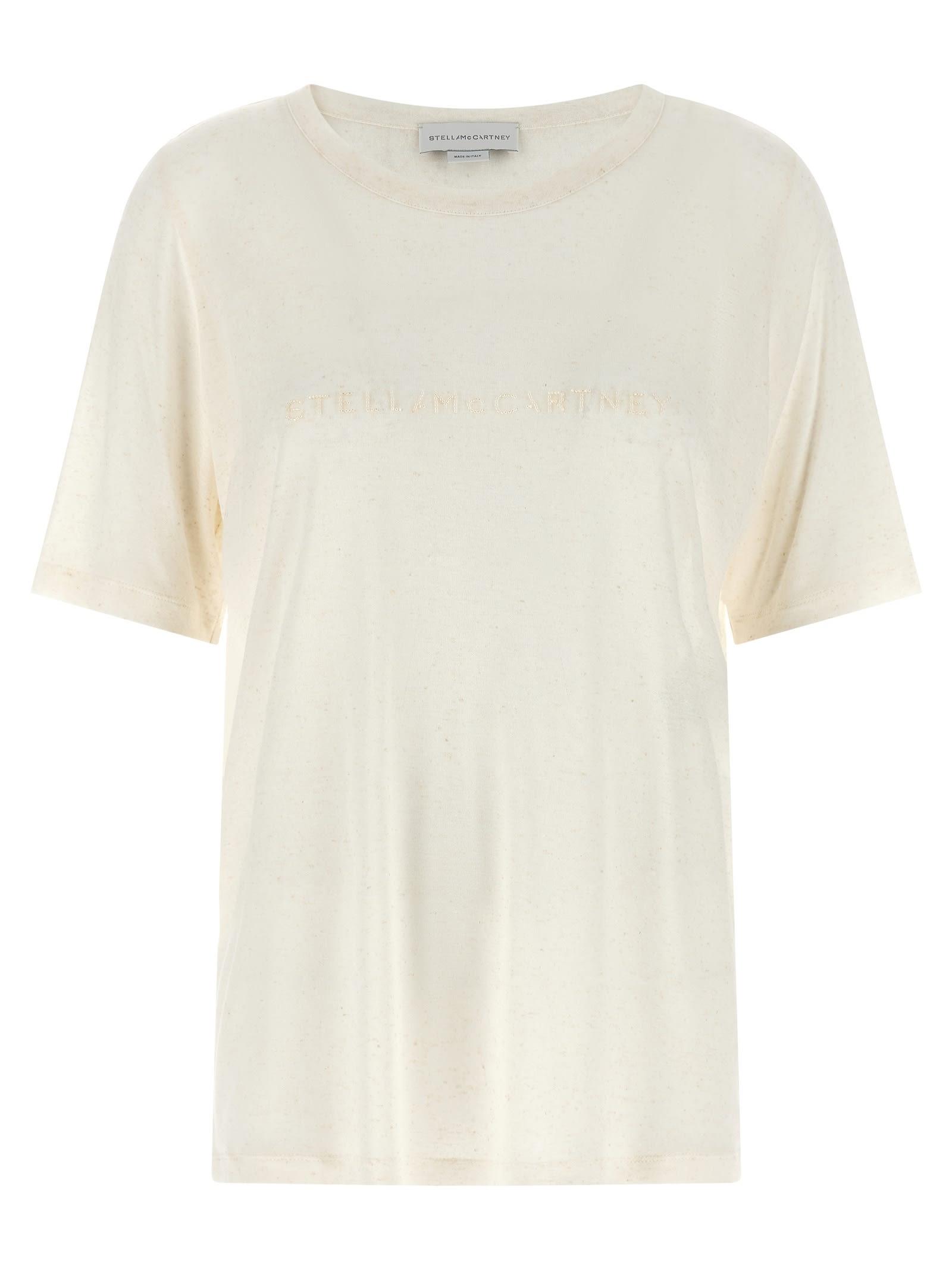 stella mccartney beads embroidery t-shirt