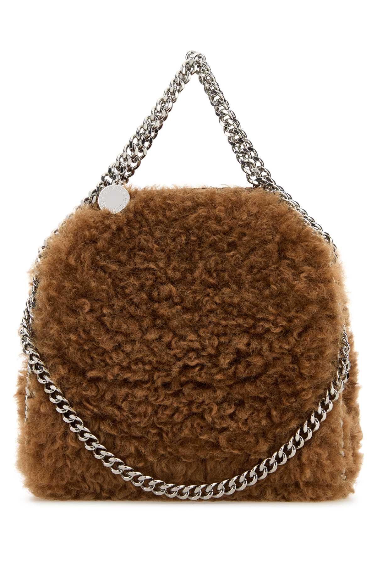 stella mccartney biscuit alter mat shearling falabella handbag