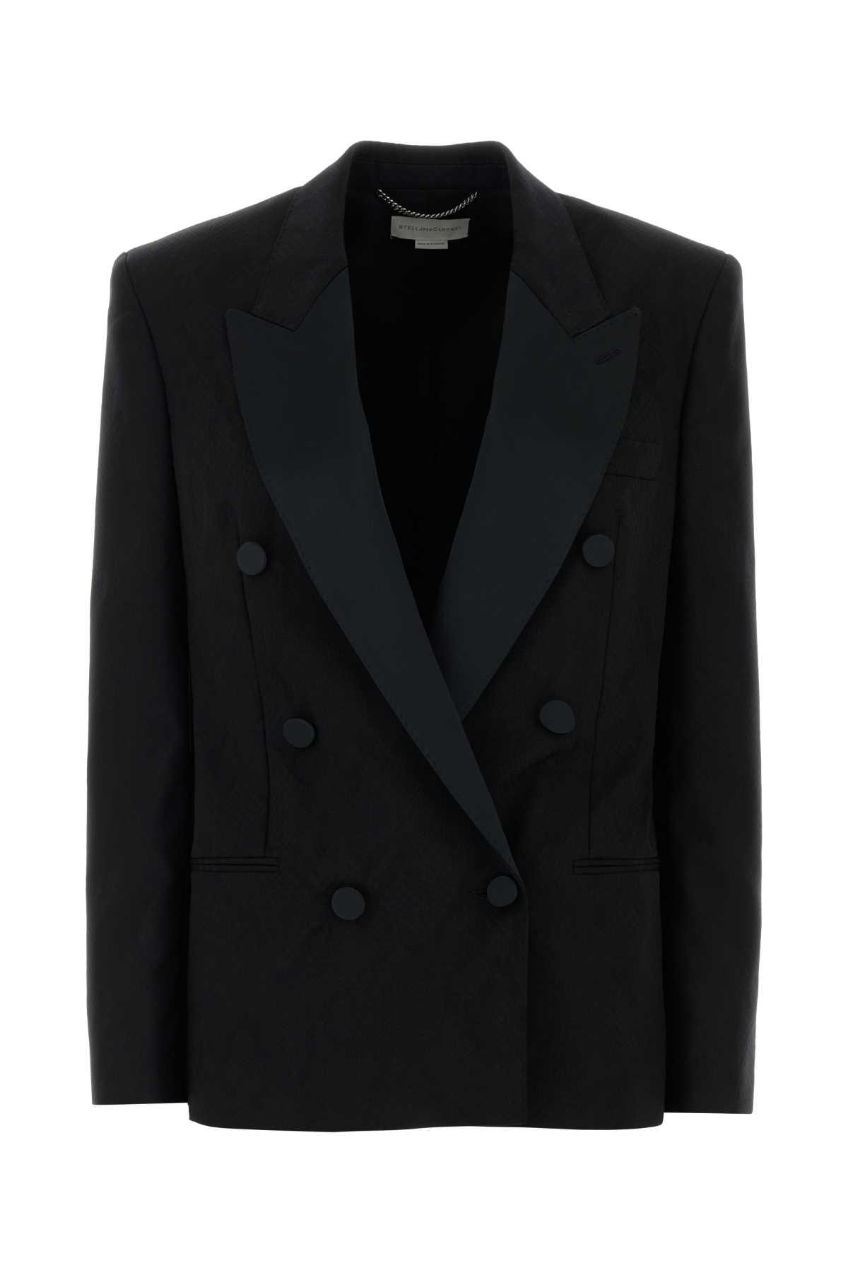 stella mccartney black wool blazer