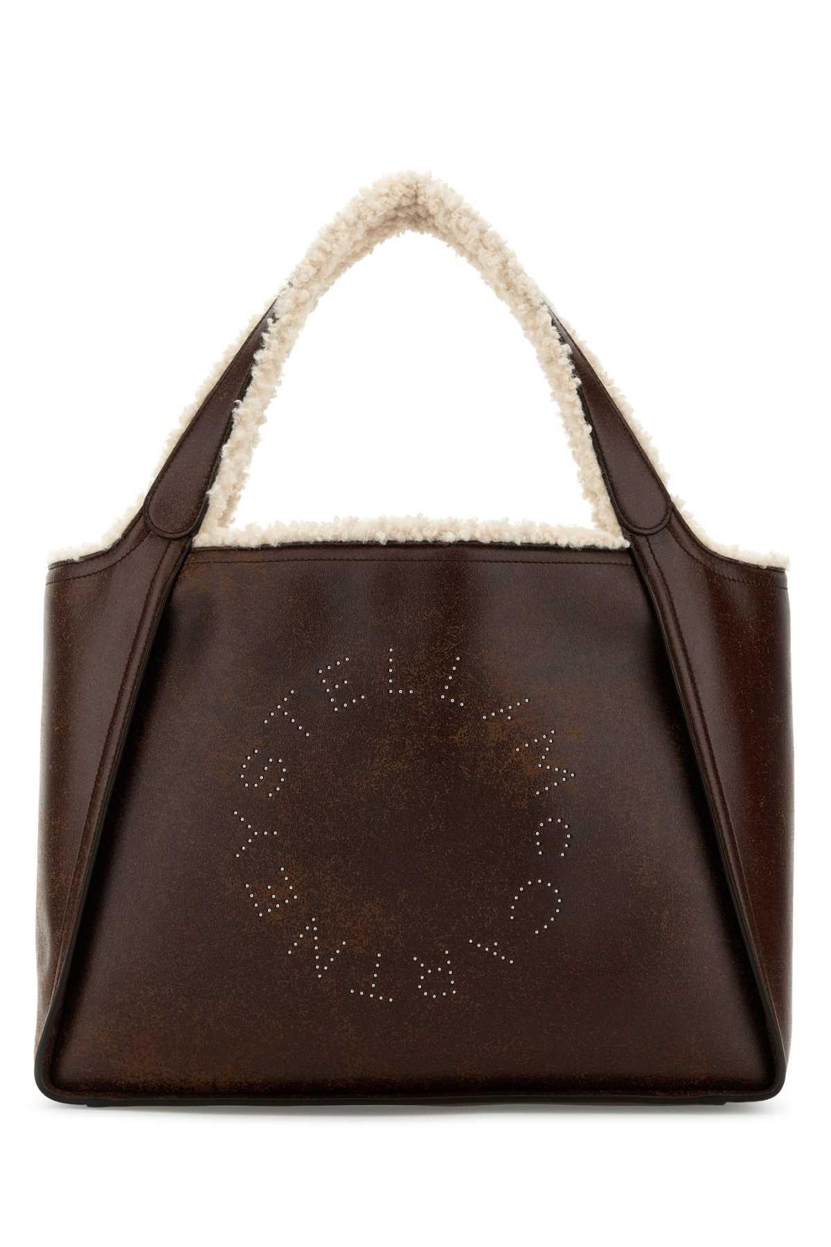 stella mccartney brown alter mat shopping bag