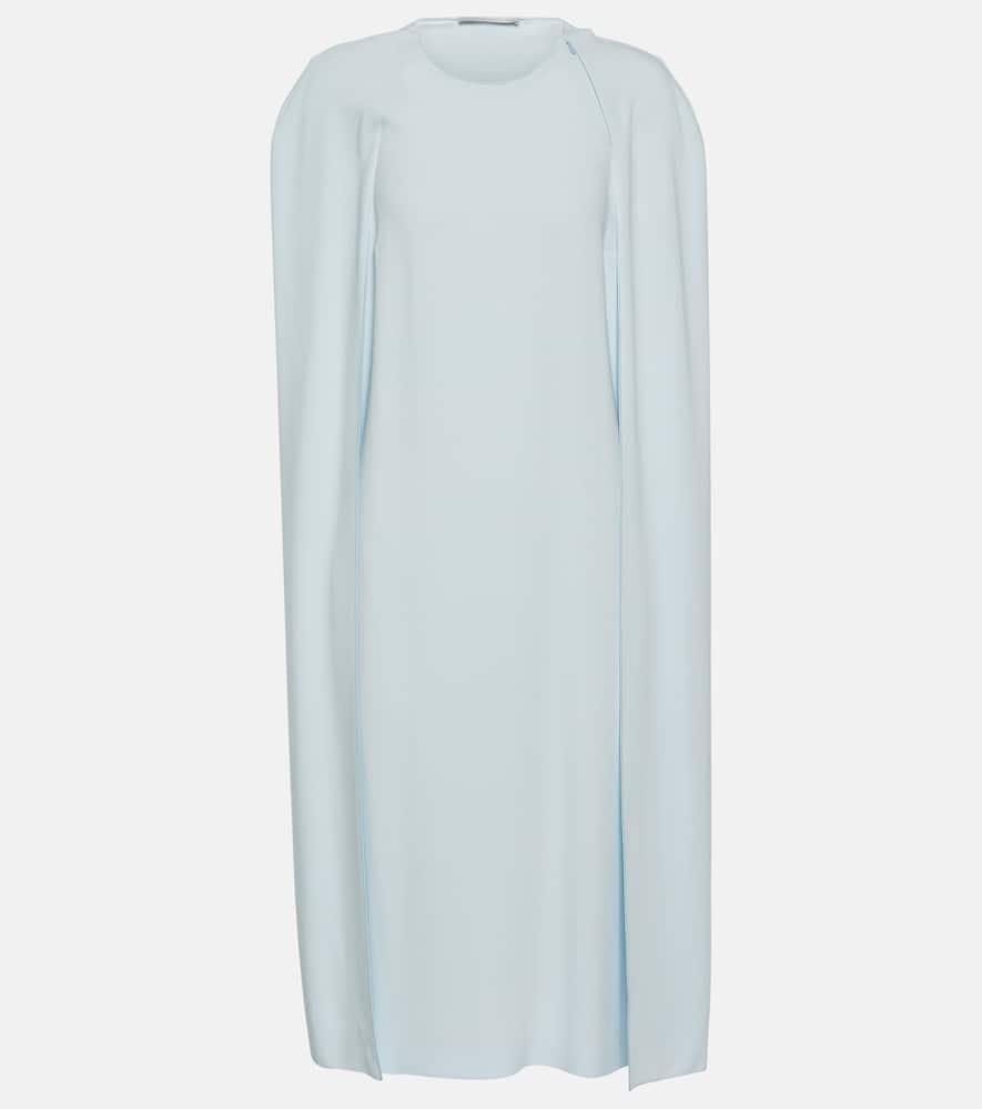 stella mccartney cape cady midi dress