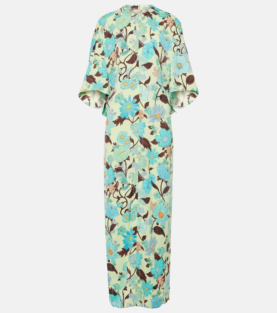 stella mccartney caped maxi dress