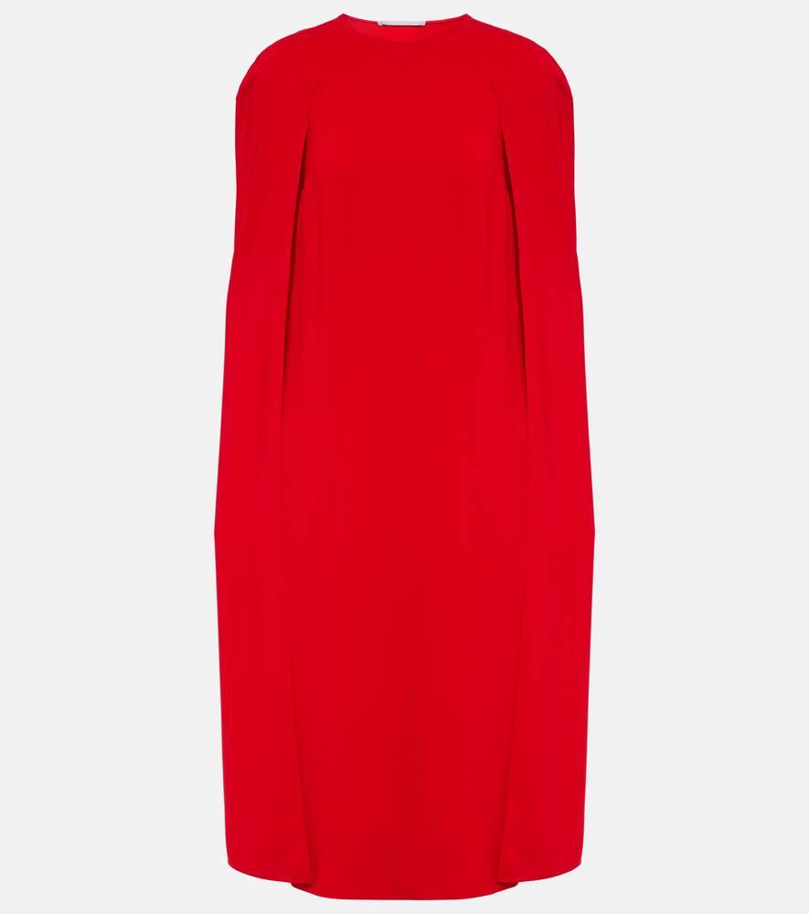 stella mccartney caped midi dress