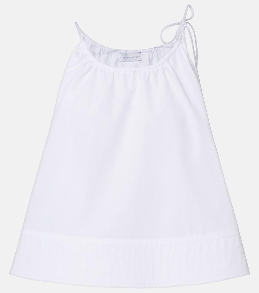 stella mccartney cotton poplin tank top