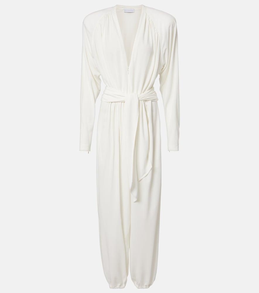 stella mccartney crêpe jersey jumpsuit