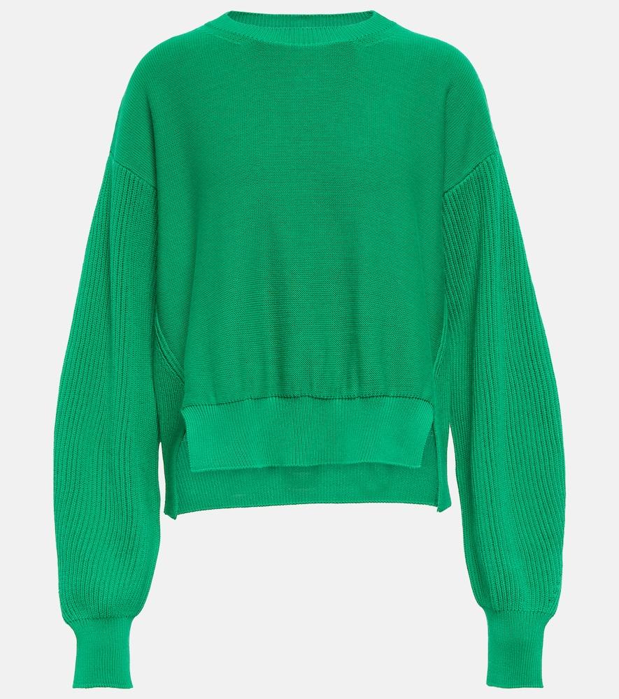 stella mccartney cropped cotton sweater