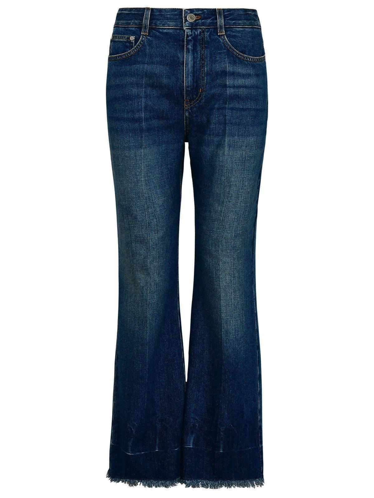 stella mccartney cropped flared jeans