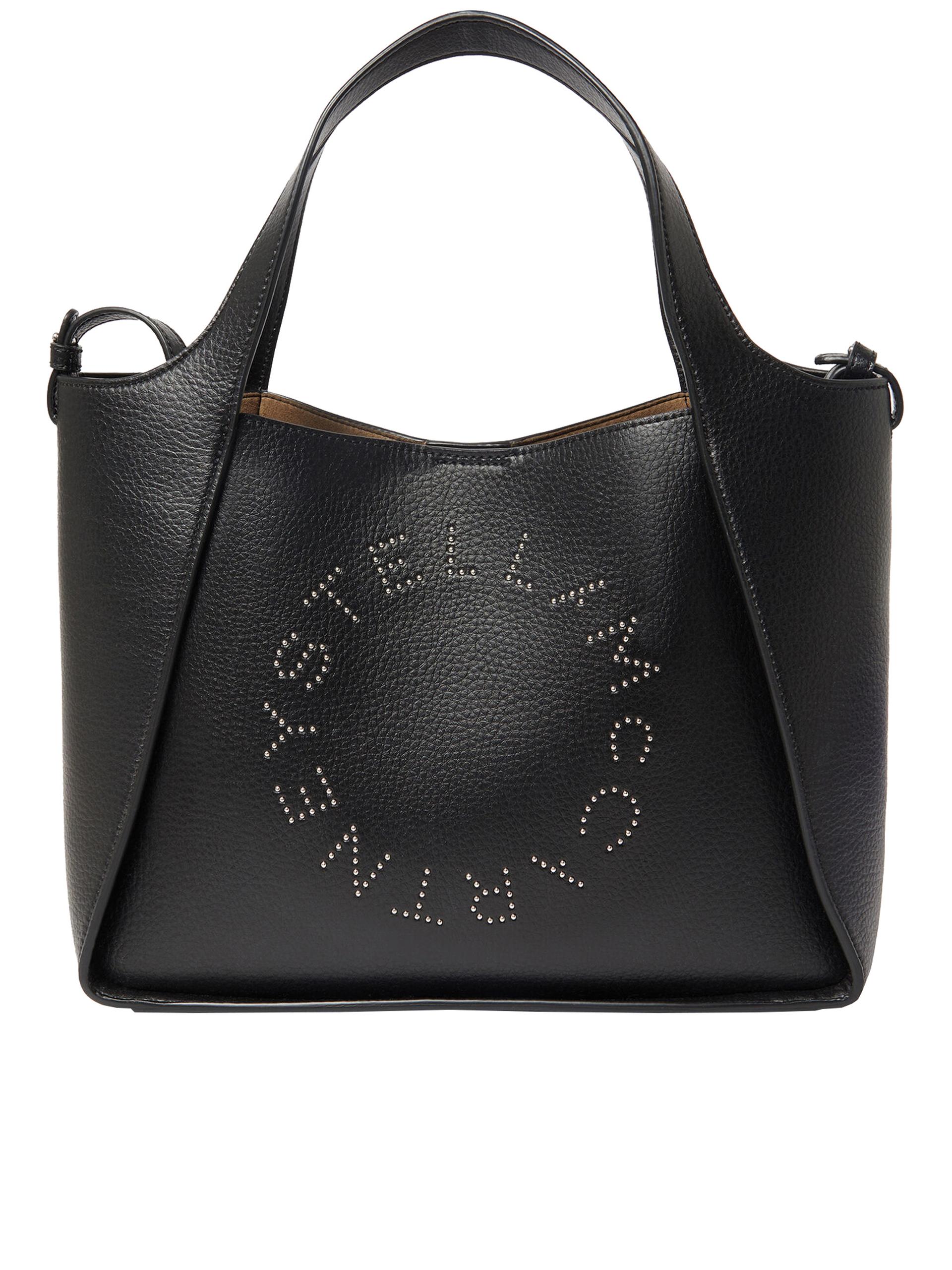 stella mccartney crossbody tote bag eco black borsa - women