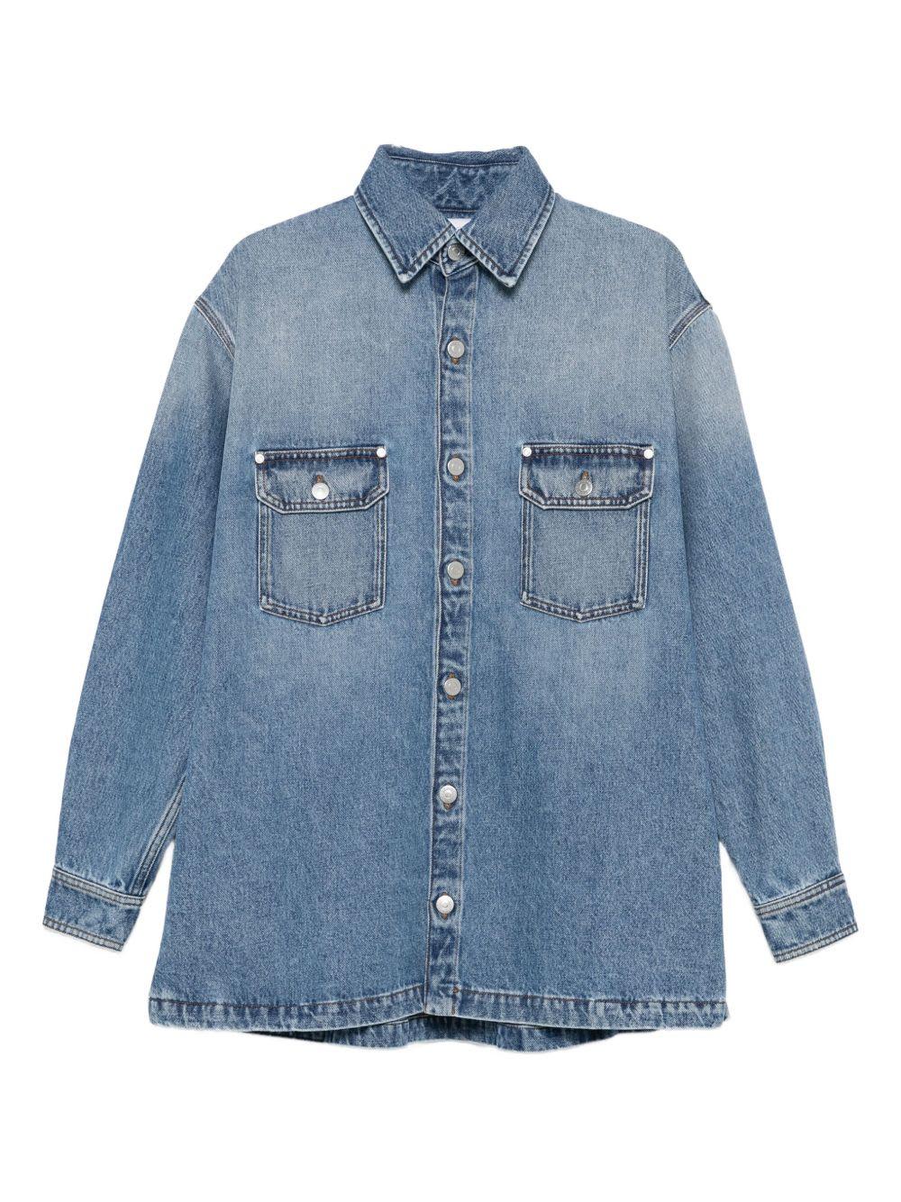 stella mccartney denim cotton shirt
