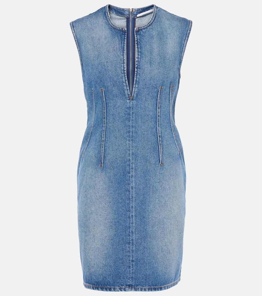 stella mccartney denim minidress