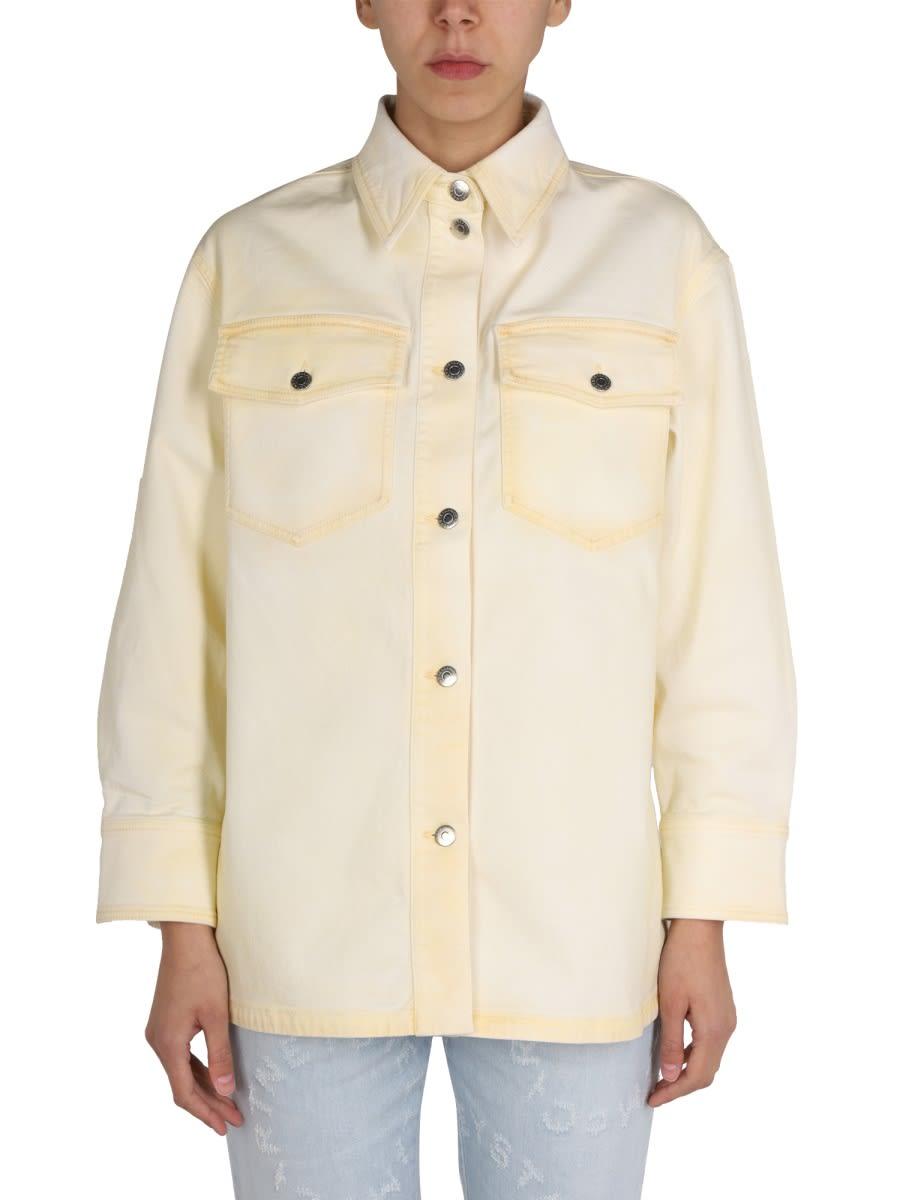 stella mccartney denim shirt jacket