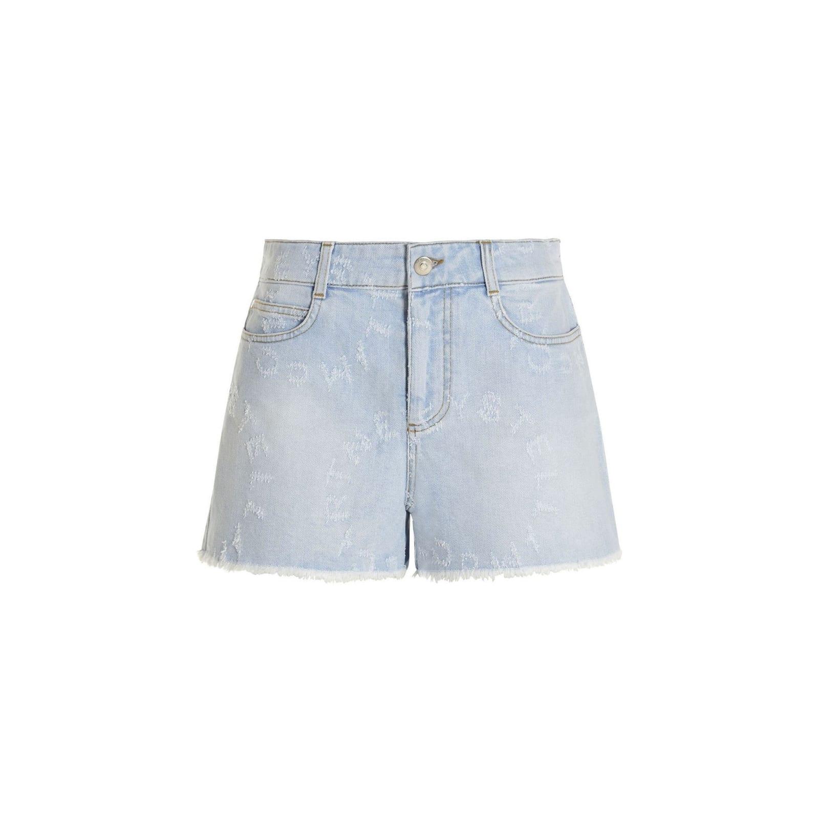 stella mccartney denim shorts